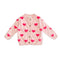 Fuzzy Heart Sweater - Denny's