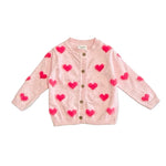 Fuzzy Heart Sweater - Denny's