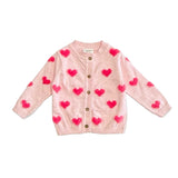 Fuzzy Heart Sweater - Denny's