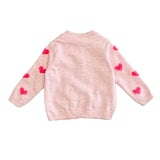 Fuzzy Heart Sweater - Denny's