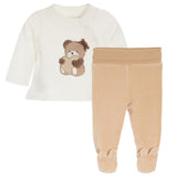 Fuzzy Bear Corduroy Pant Set - Denny's