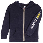 Cool Dude Smiley Zip Hoodie - Denny's