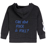 Rock n Roll Guitar Sleeve Zip Hoodie - Denny's