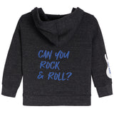 Rock n Roll Guitar Sleeve Zip Hoodie - Denny's