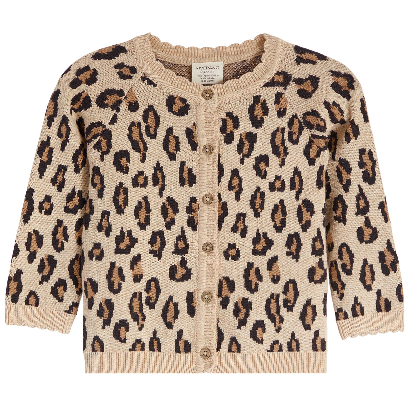 2pc Leopard Bow Knit Set - Denny's