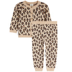 2pc Leopard Bow Knit Set - Denny's
