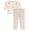 2pc Violet Floral Legging Set - Denny's