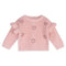Flutter Sleeve Chunky Heart Sweater - Denny's