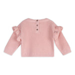 Flutter Sleeve Chunky Heart Sweater - Denny's