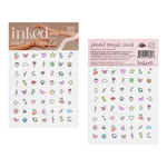 Pastel Magic Nail Art Tattoo - Denny's