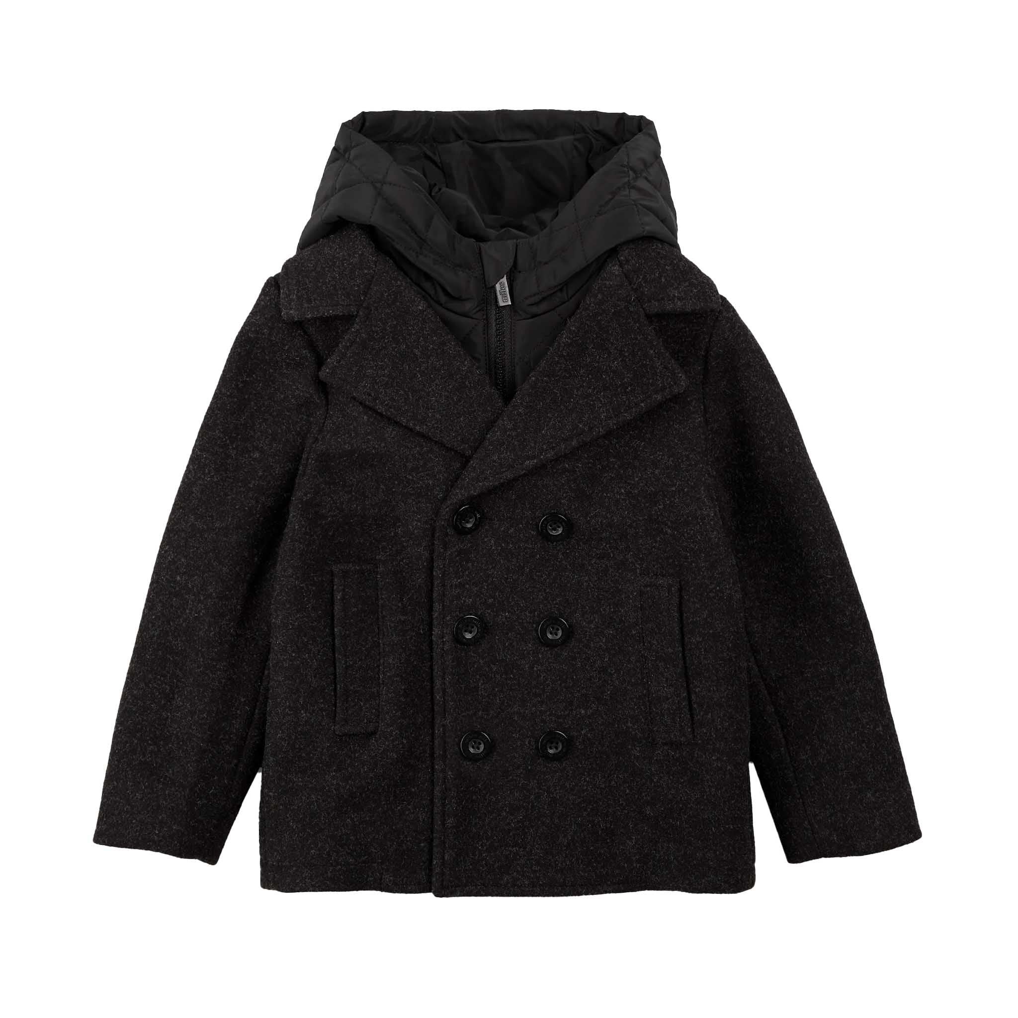 Heathered Peacoat - Denny's