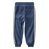 Retro Stripe Velour Jogger - Denny's