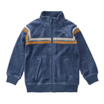 Retro Velour Zip Track Jacket - Denny's
