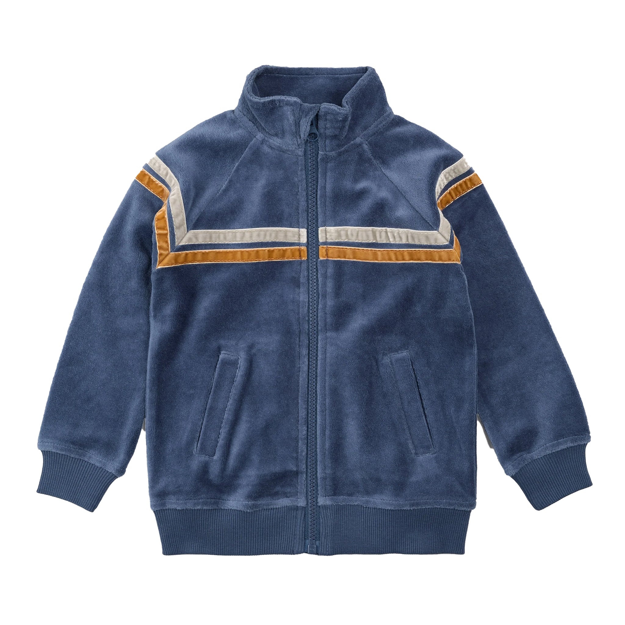 Retro Velour Zip Track Jacket - Denny's