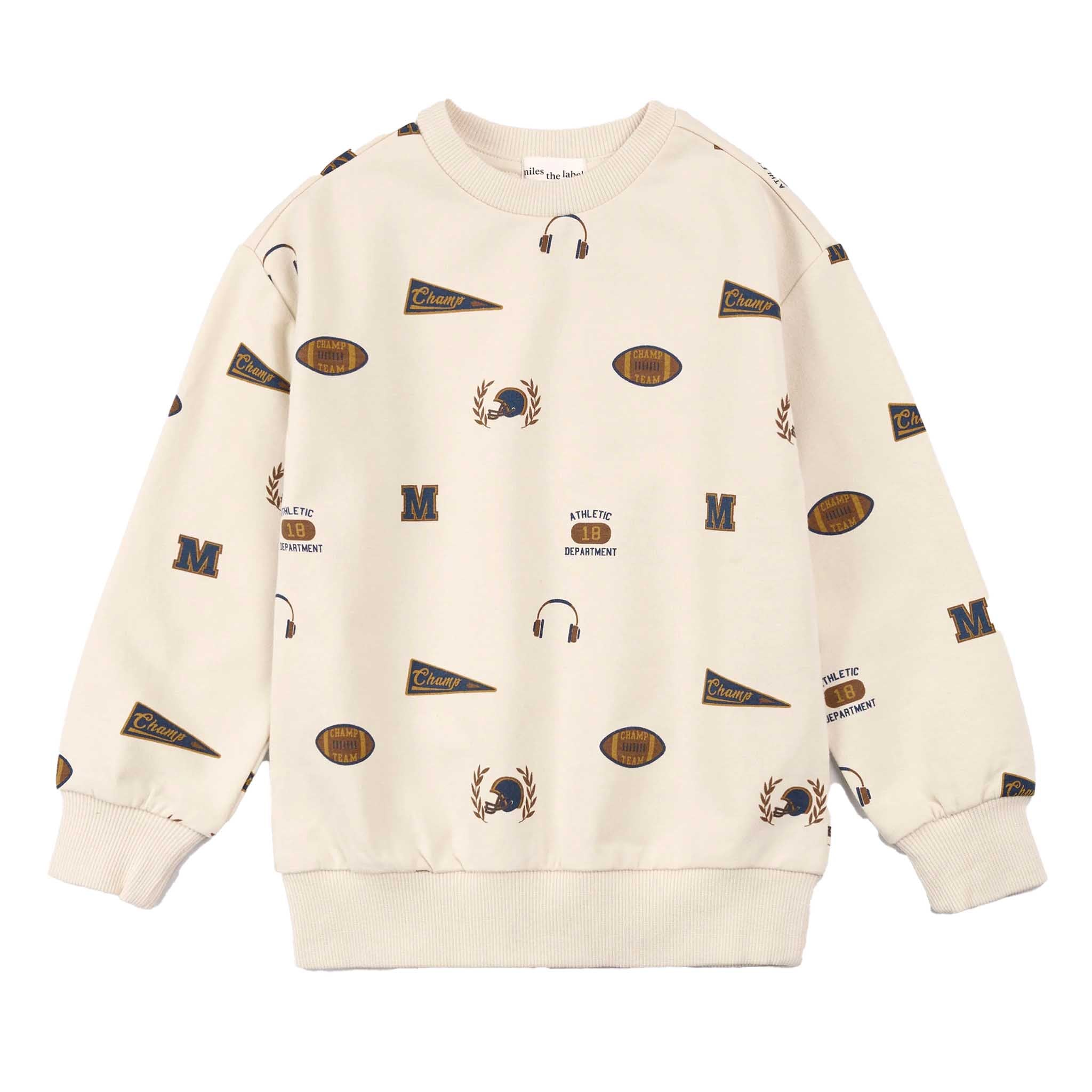 Varsity Print Sweatshirt - Denny's
