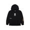 Black "Off White" Active Duck Tape Hoodie