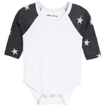 2pc Waffle Star Raglan Onesie Set - Denny's