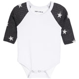 2pc Waffle Star Raglan Onesie Set - Denny's