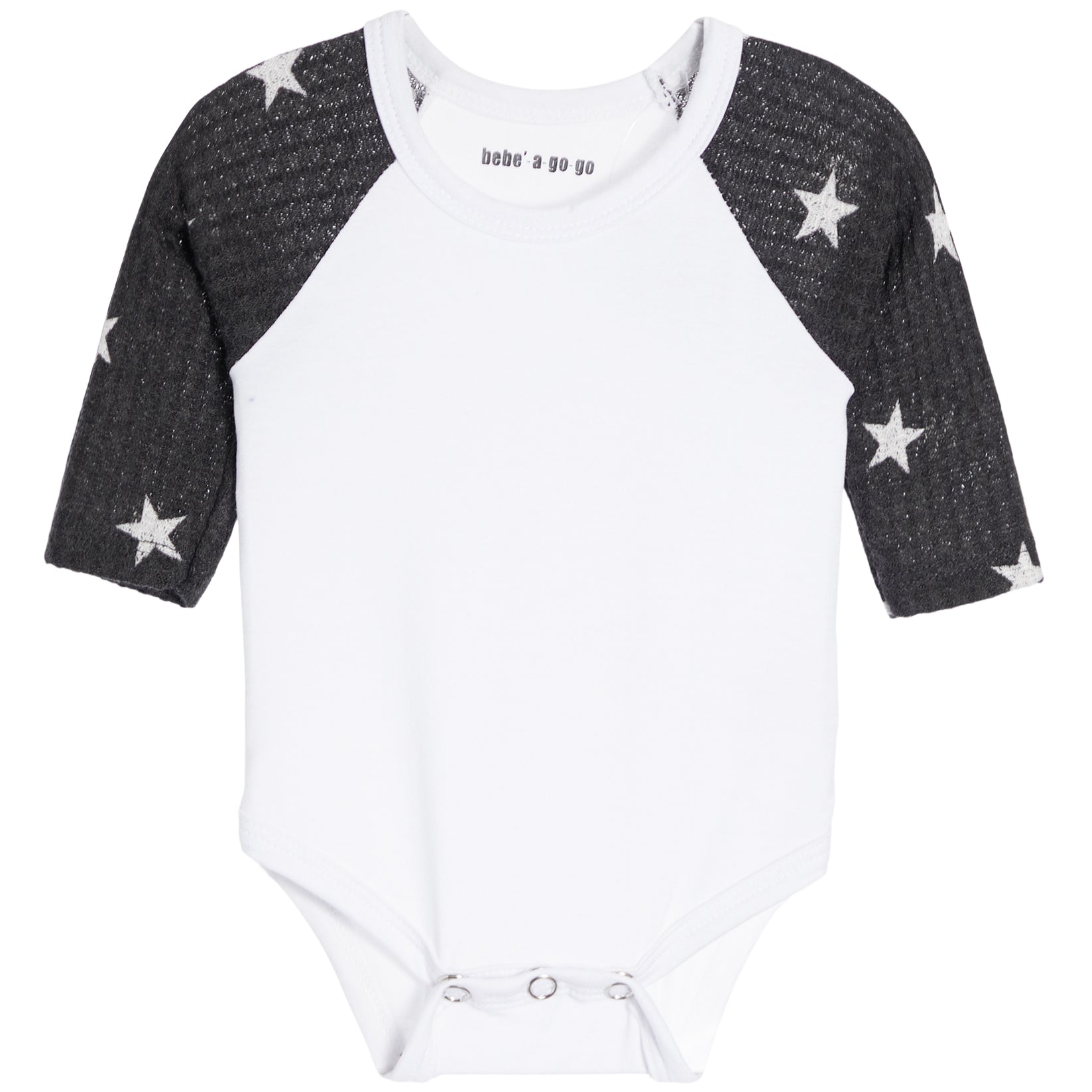 2pc Waffle Star Raglan Onesie Set - Denny's
