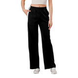 Side Stripe French Terry Wide Leg Pant
