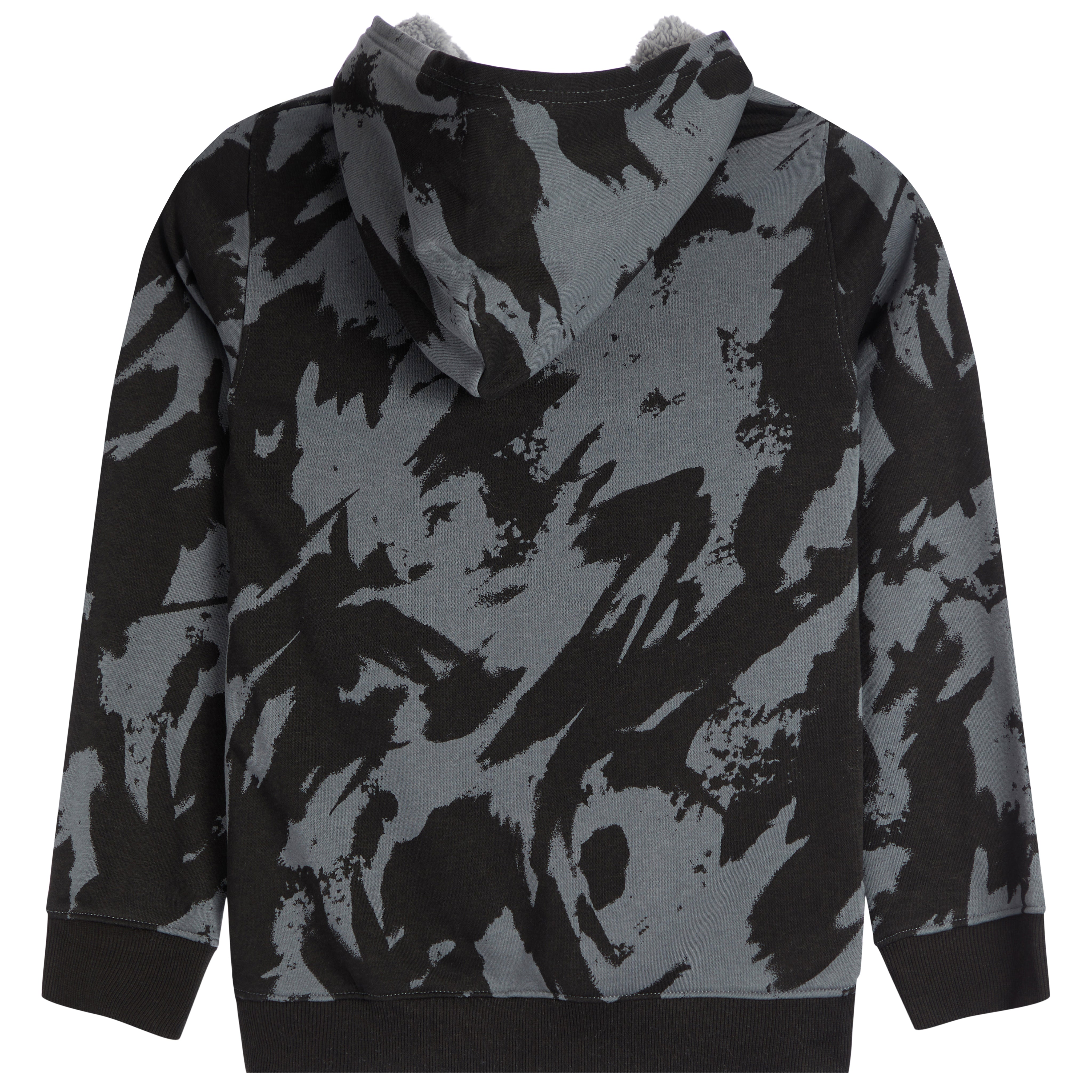 Plume Camo Sherpa Lined Hoodie - Denny's