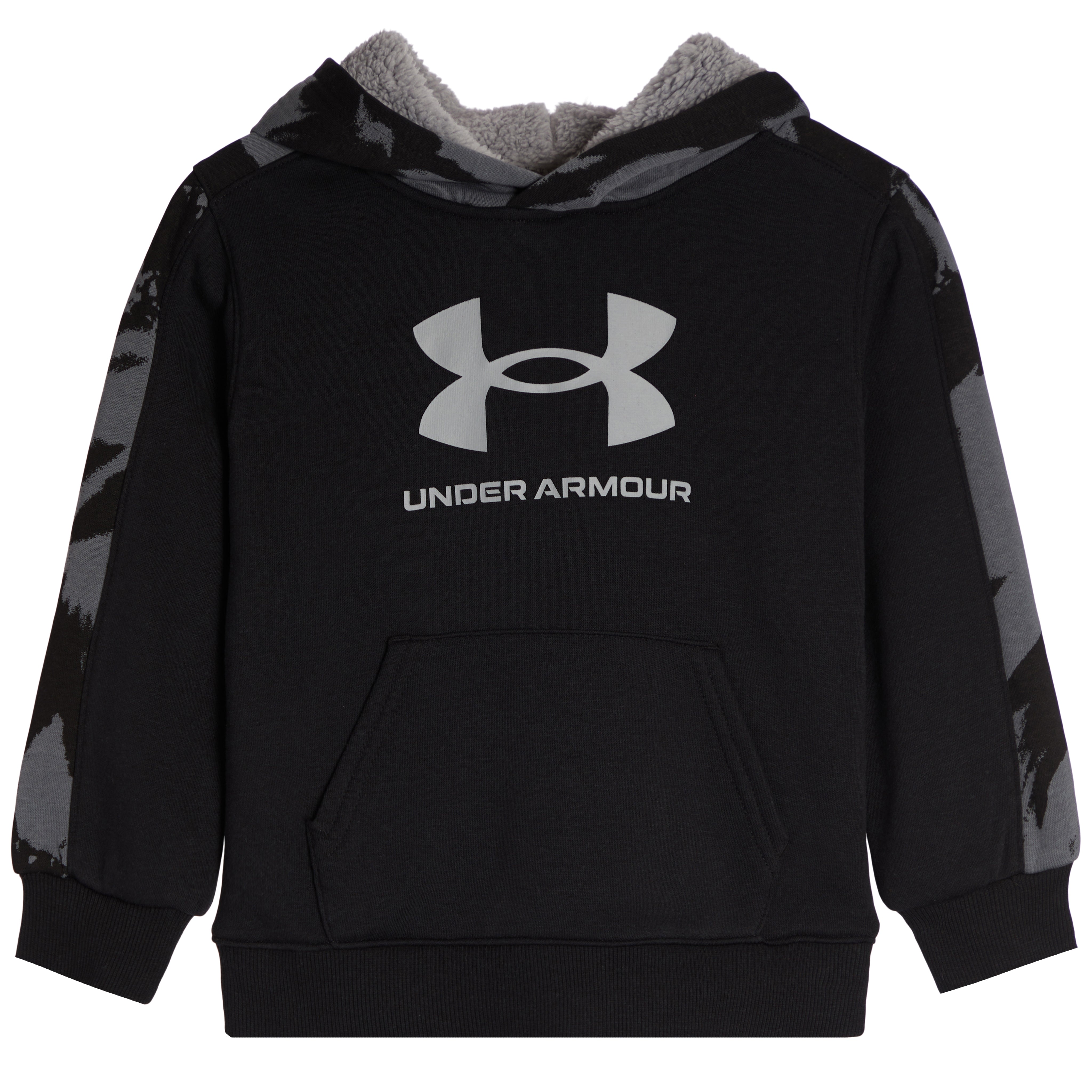 Plume Color Block Sherpa Lined Hoodie - Denny's