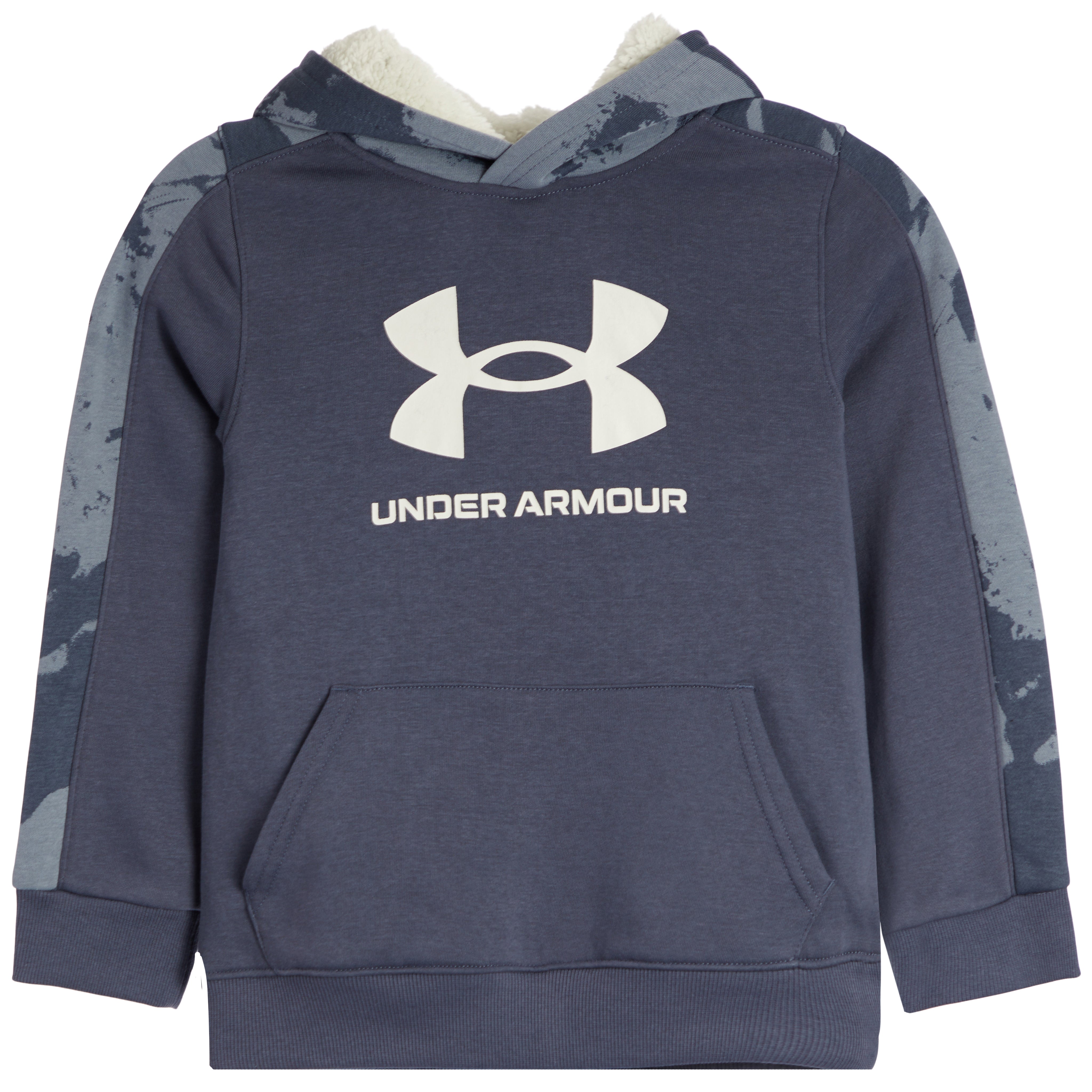 Plume Color Block Sherpa Lined Hoodie - Denny's