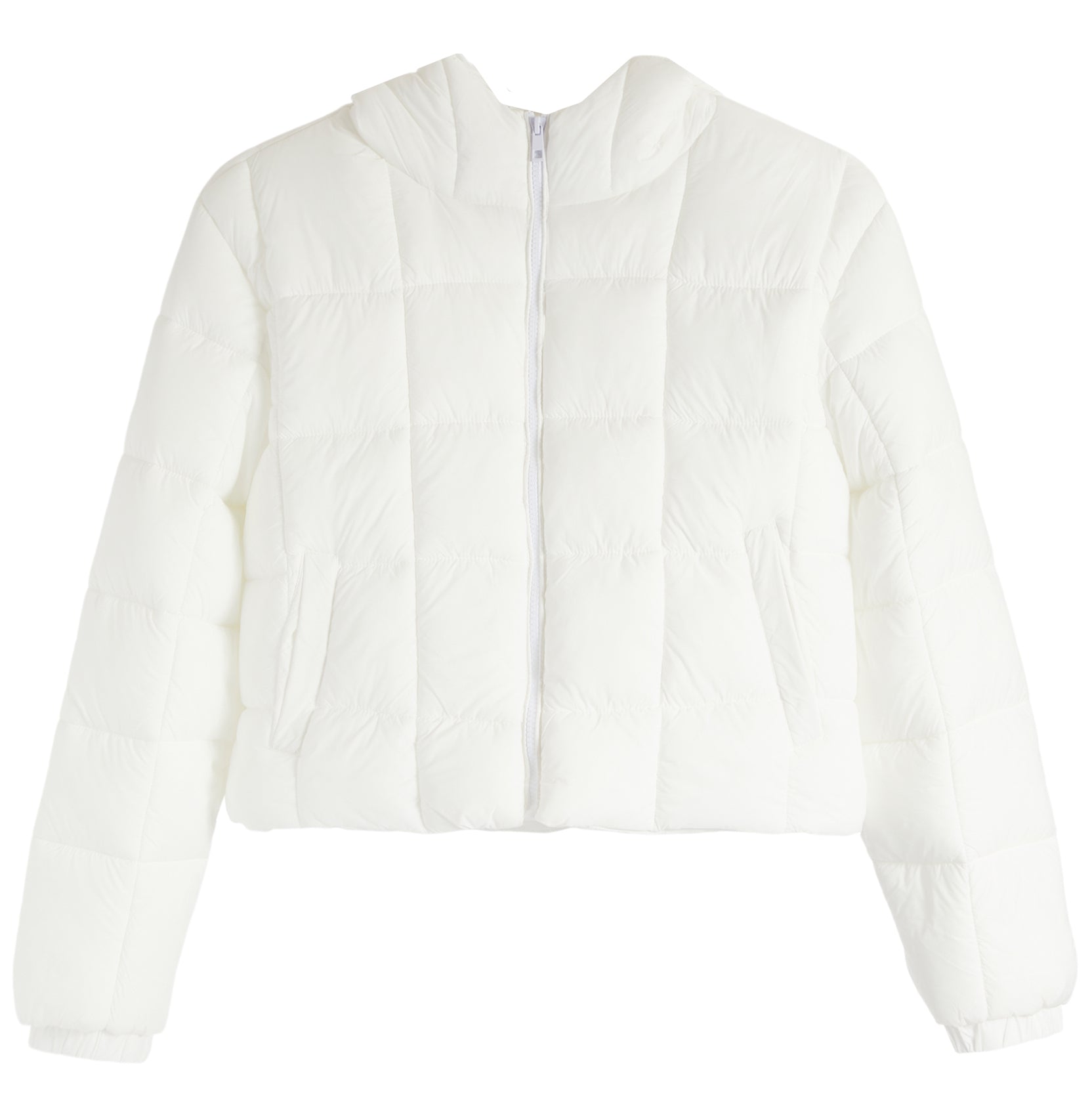 Block Stitch Puffer Jacket - Denny's