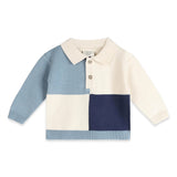 2pc Color Block Luke Polo Set