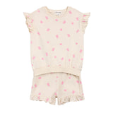 2pc Gummy Bear Ruffled Short Set