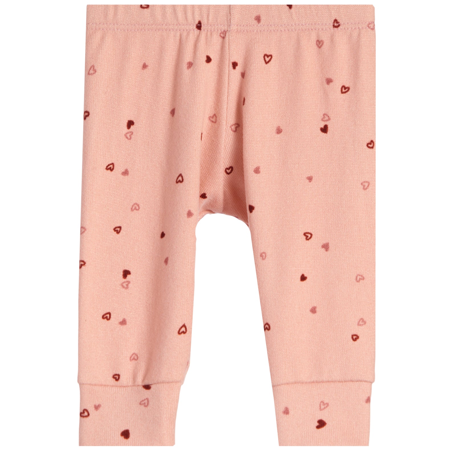 2pc Thermal Heart Ruffle Onesie Set - Denny's