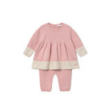 2pc Knit Dress Legging Set