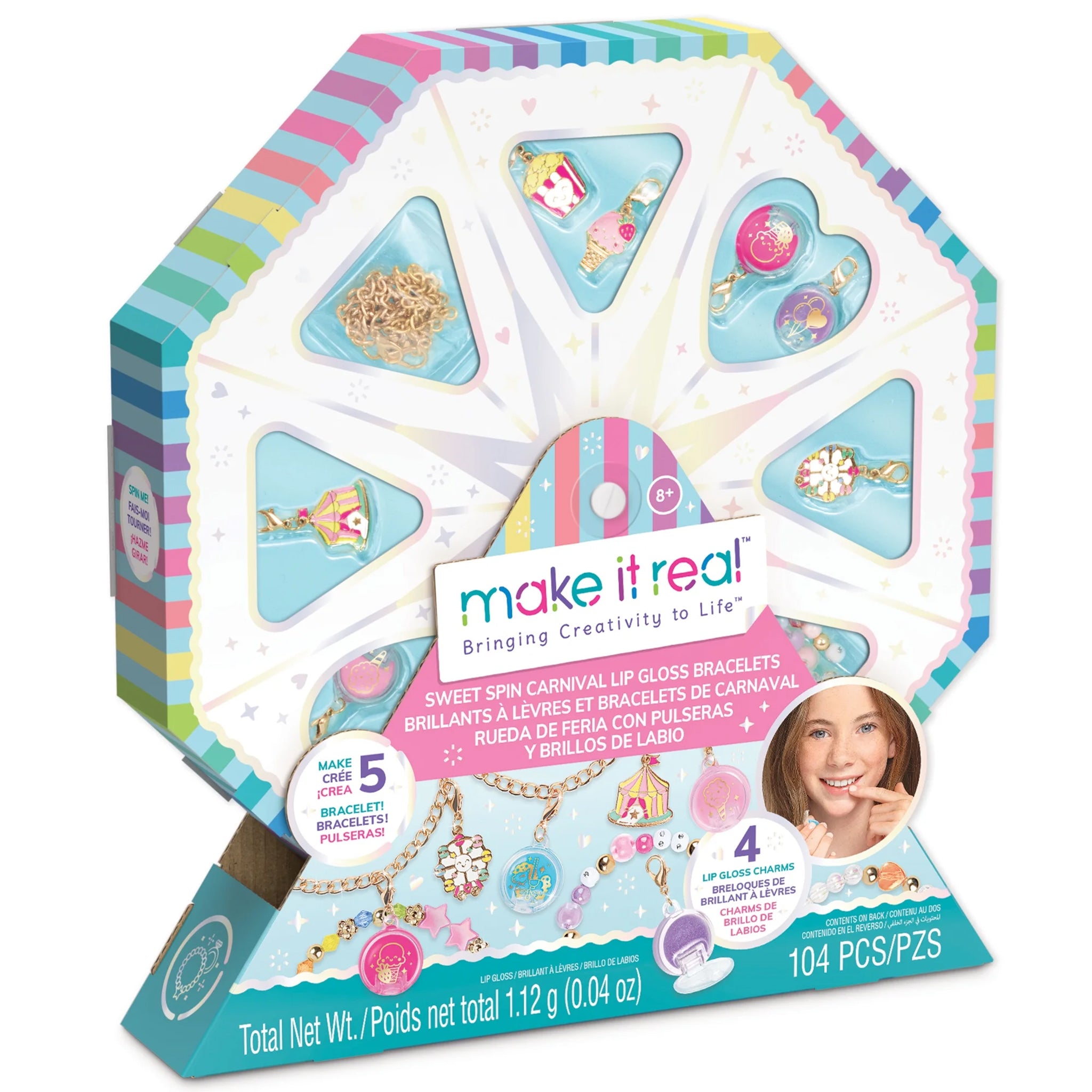 Sweet Spin Carnival Lip Gloss Bracelets - Denny's