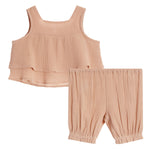 2pc Gauze Short Set - Denny's