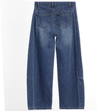 Destructed Barrel Crop Jean