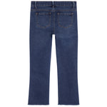 High Rise Crop Flare High Low Hem - Denny's
