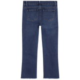 High Rise Crop Flare High Low Hem - Denny's
