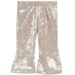 2pc Velour Ruffle Onesie Flare Pant Set - Denny's