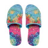 Bright Tie Dye Slide