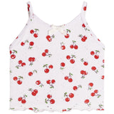 Eyelet Cherries Tank Top - Denny's