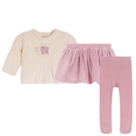 3pc Skirt Set with Tights - Denny's