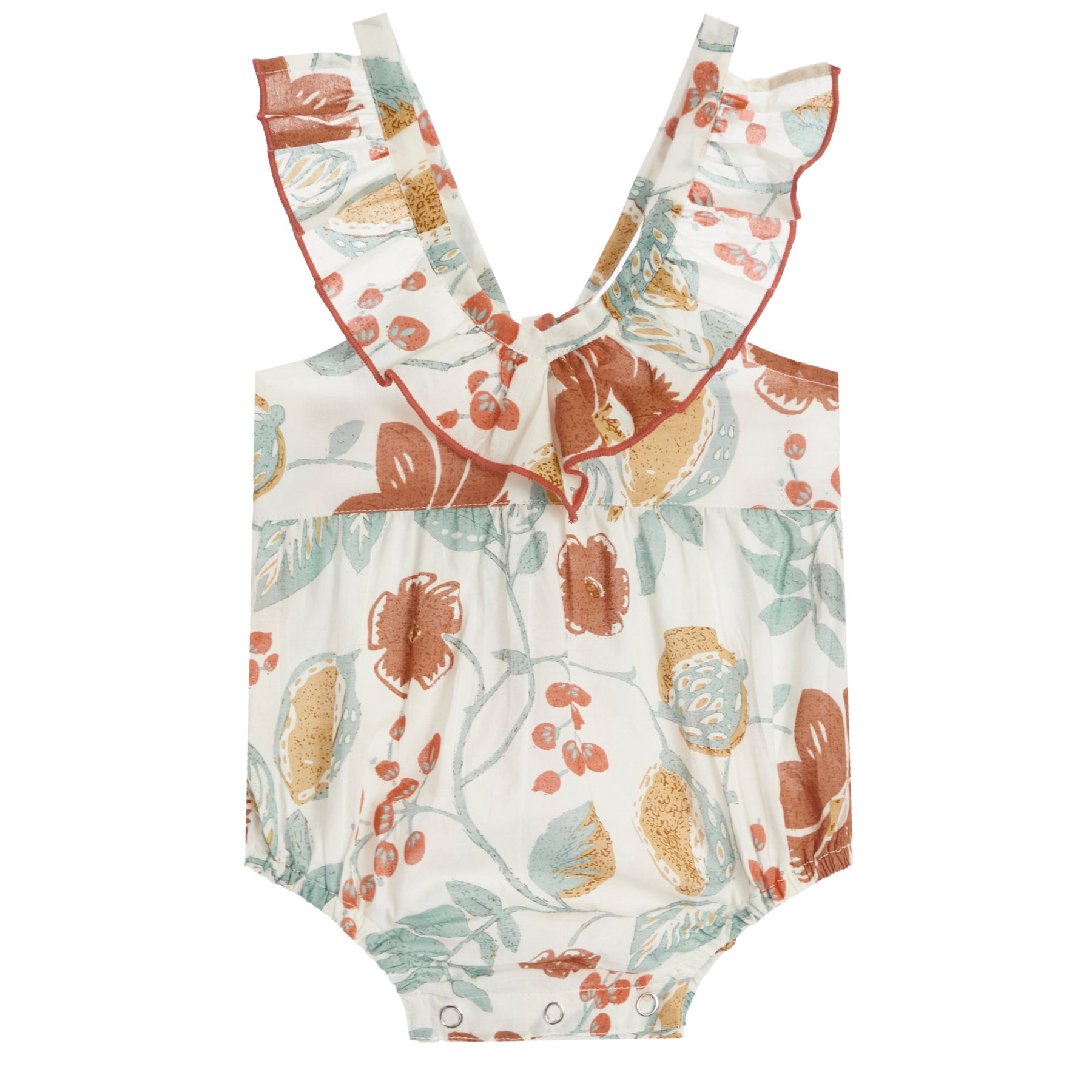 Aqua Floral Bubble - Denny's