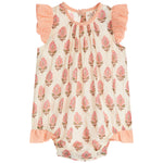 Peach Floral Bubble - Denny's