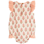 Peach Floral Bubble - Denny's