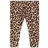 2pc Bow Leopard Onesis Set