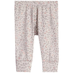 2pc Ruffle Shoulder Onesie Set Grey & Pink Leopard - Denny's