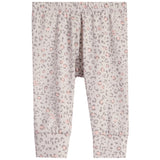 2pc Ruffle Shoulder Onesie Set Grey & Pink Leopard - Denny's