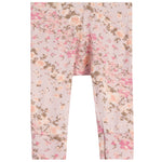 2pc Ruffle Shoulder Onesie Set Pastel Pink Floral - Denny's
