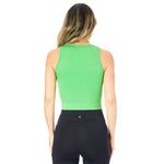 Notch Neck Ribbed Tank - Denny's