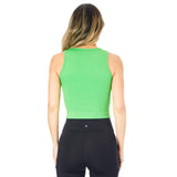 Notch Neck Ribbed Tank - Denny's